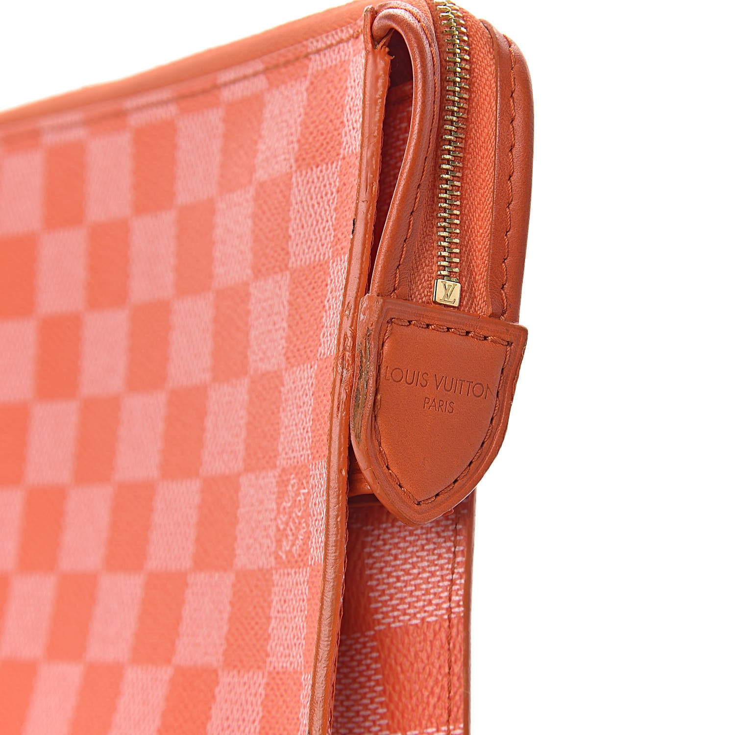 Louis Vuitton Damier Couleurs Element Clutch Piment 10 of 15