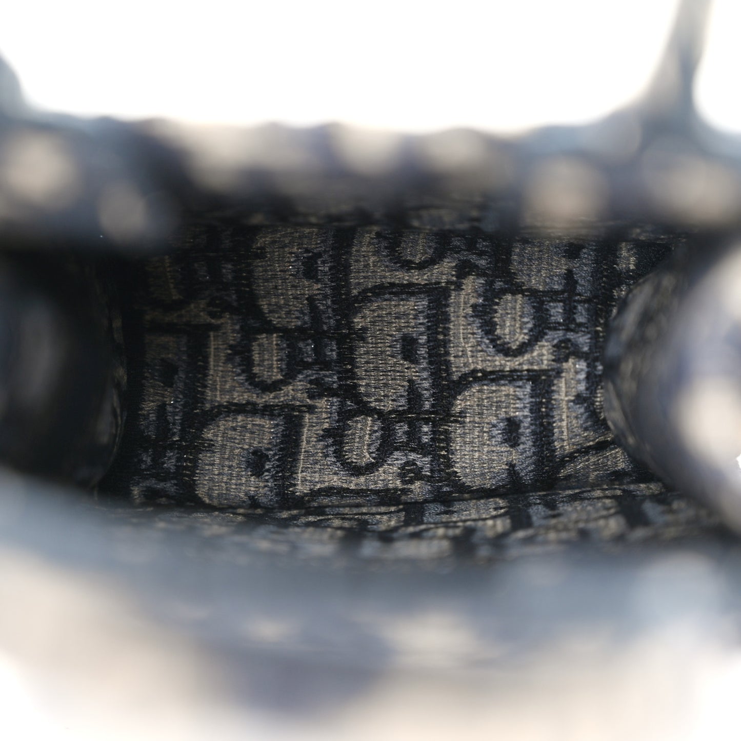 Oblique Mini Book Tote Phone Bag Blue