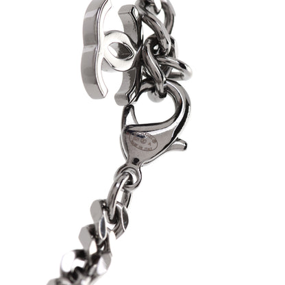 Chanel Crystal CC Chain Bracelet Silver 4 of 5