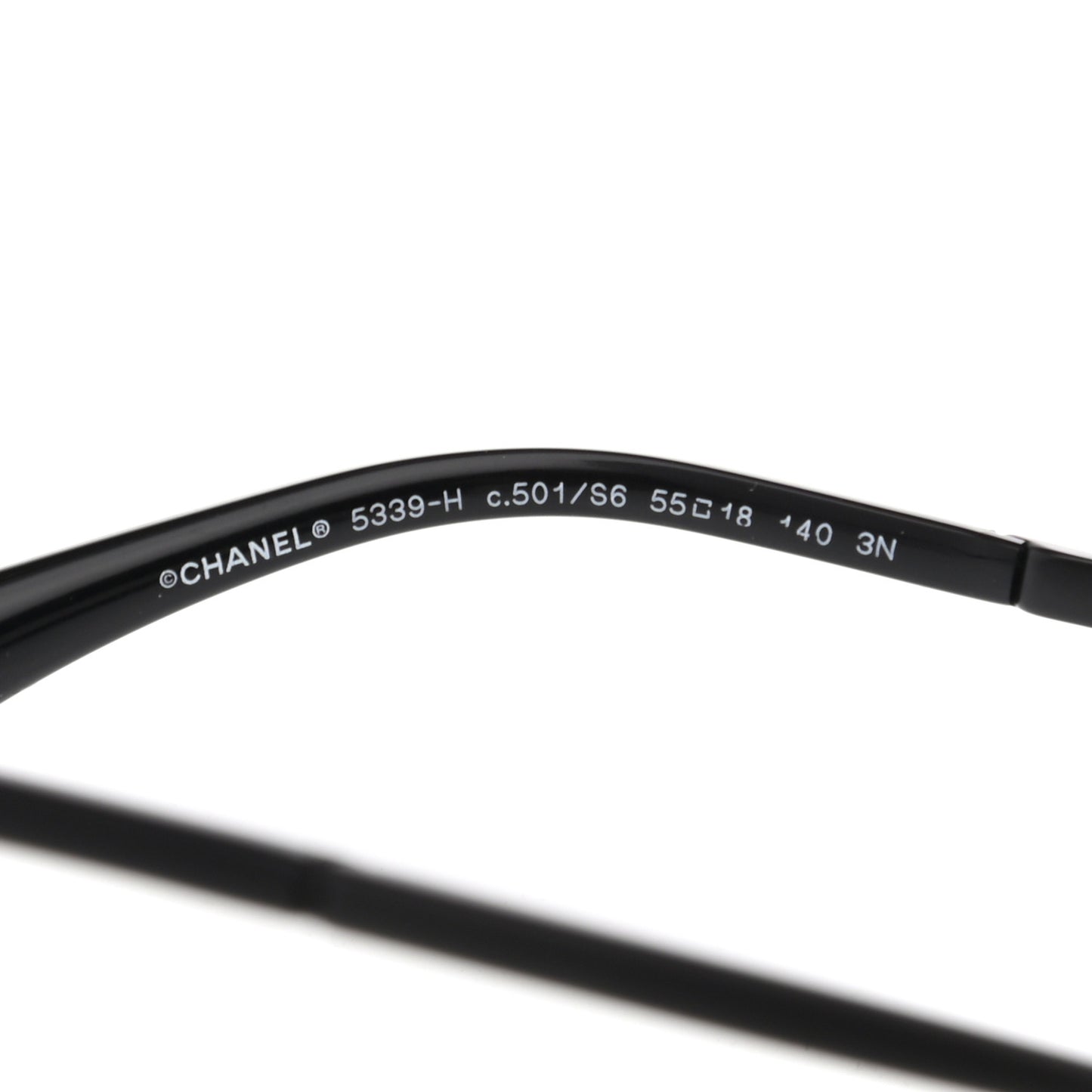 Acetate Butterfly Winter Pearl Sunglasses 5339-H Black