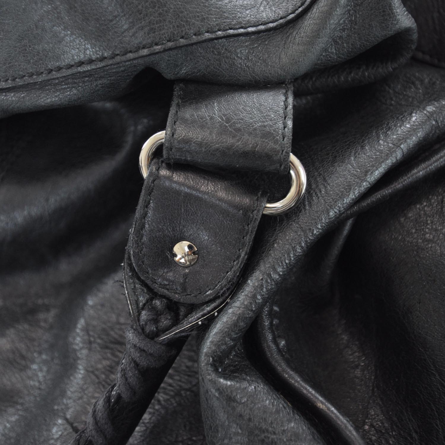 Balenciaga Agneau Giant Weekender Black 9 of 10