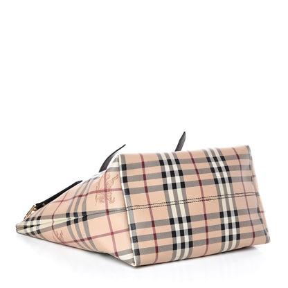 Burberry Haymarket Check Medium Salisbury Tote Black 4 of 9