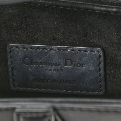 Christian Dior Ultra Matte Calfskin Mini Saddle Bag Black 6 of 9