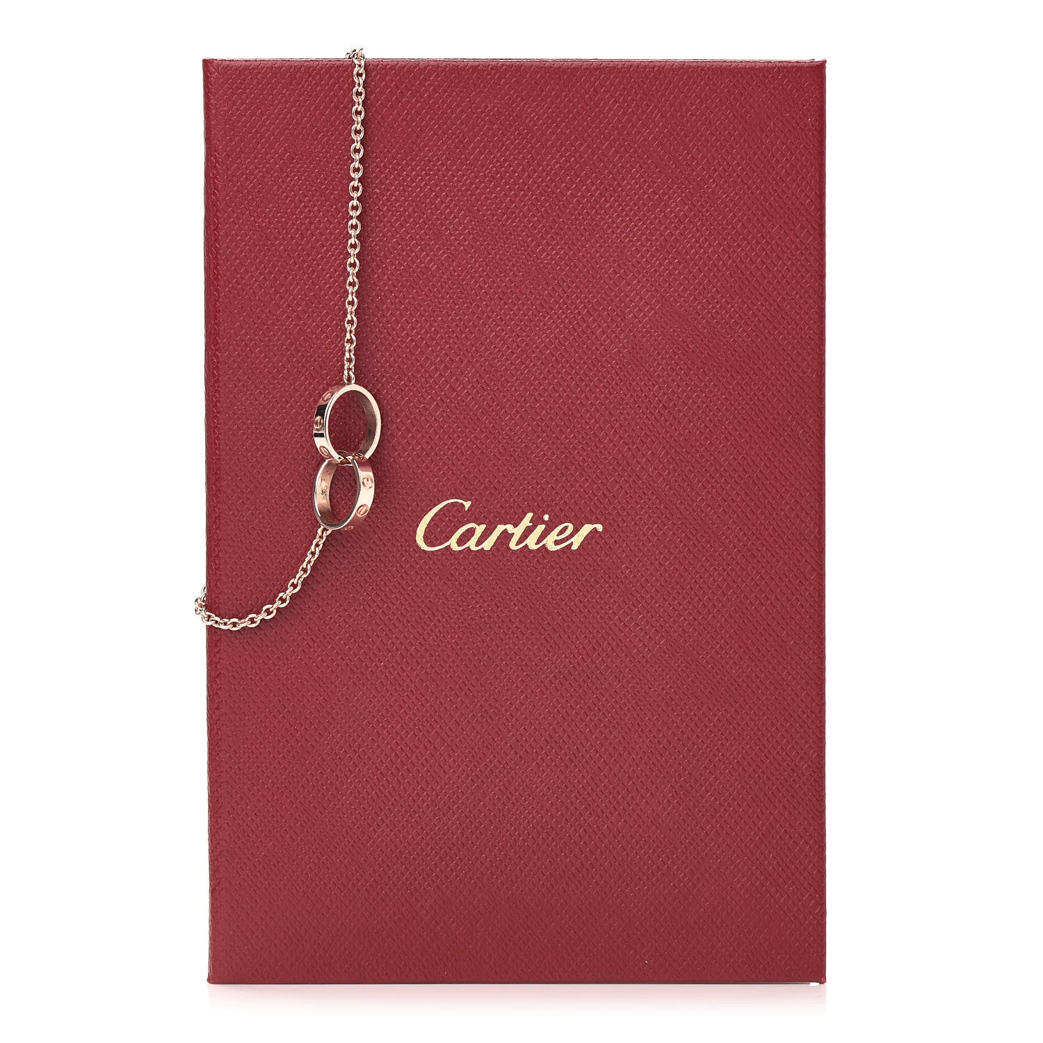 Cartier 18K Pink Gold Interlocking LOVE Bracelet 5 of 5