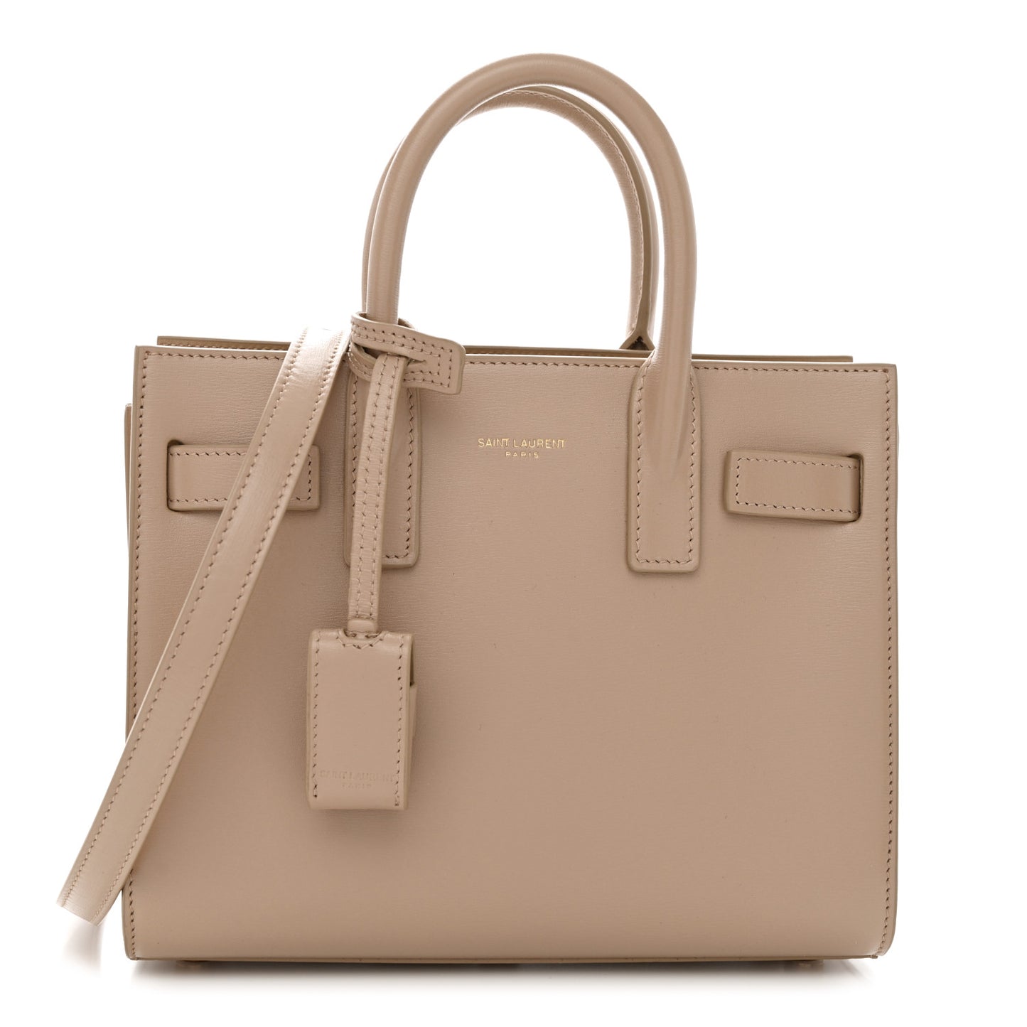 Smooth Calfskin Nano Sac de Jour Dark Beige