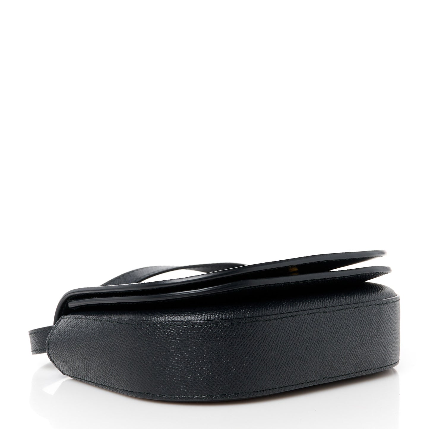 Grained Calfskin Logo Ville Day Bag XS Black