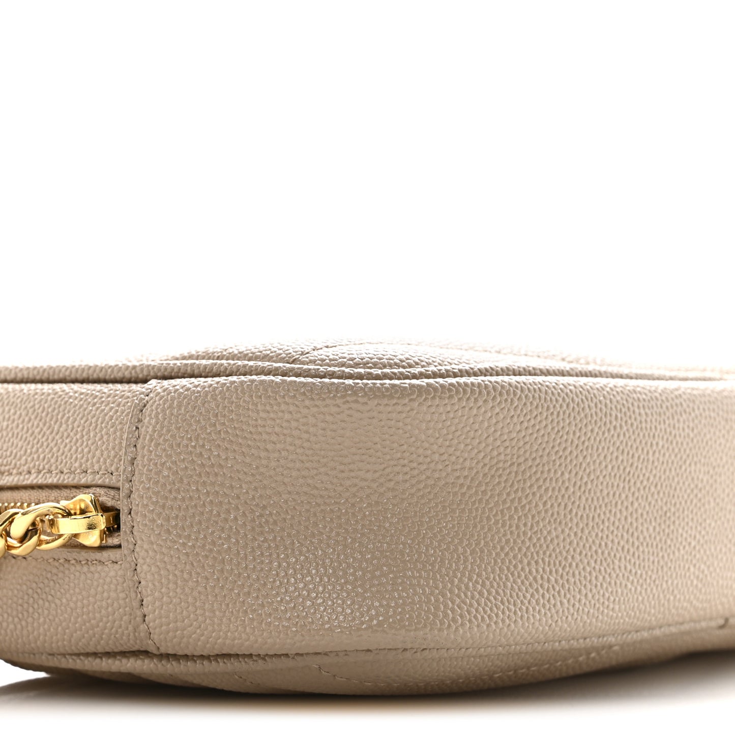Grain De Poudre Matelasse Monogram Mini Lou Camera Bag Dark Beige