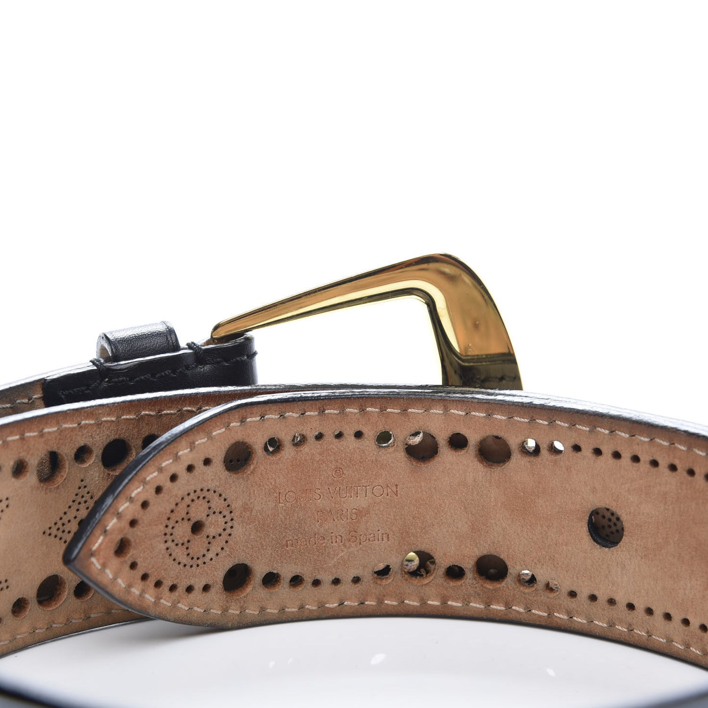 Nomade Perforation Belt 85 34 Black