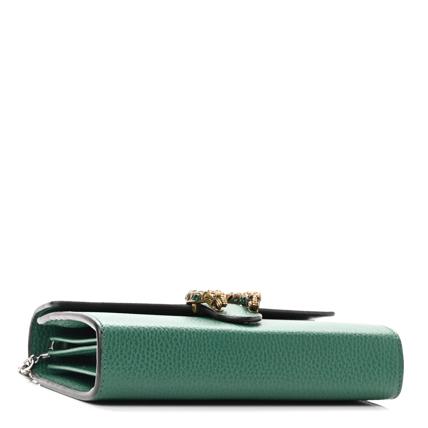 Calfskin Mini Dionysus Chain Wallet Emerald