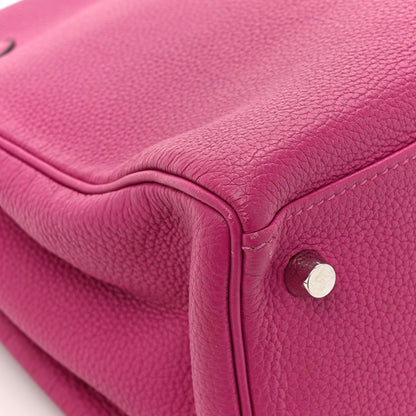 Hermes Togo Kelly Retourne 28 Rose Pourpre 17 of 18