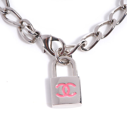 Chanel Padlock CC Bracelet Pink 3 of 5