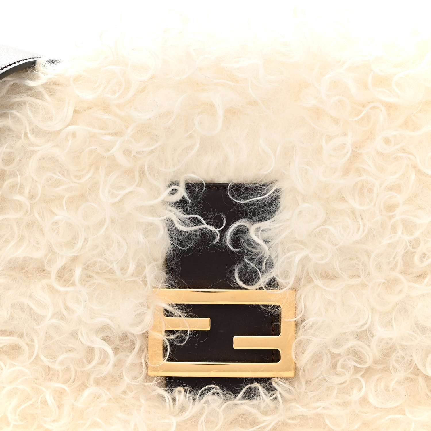 Fendi Mohair Baguette White 8 of 12