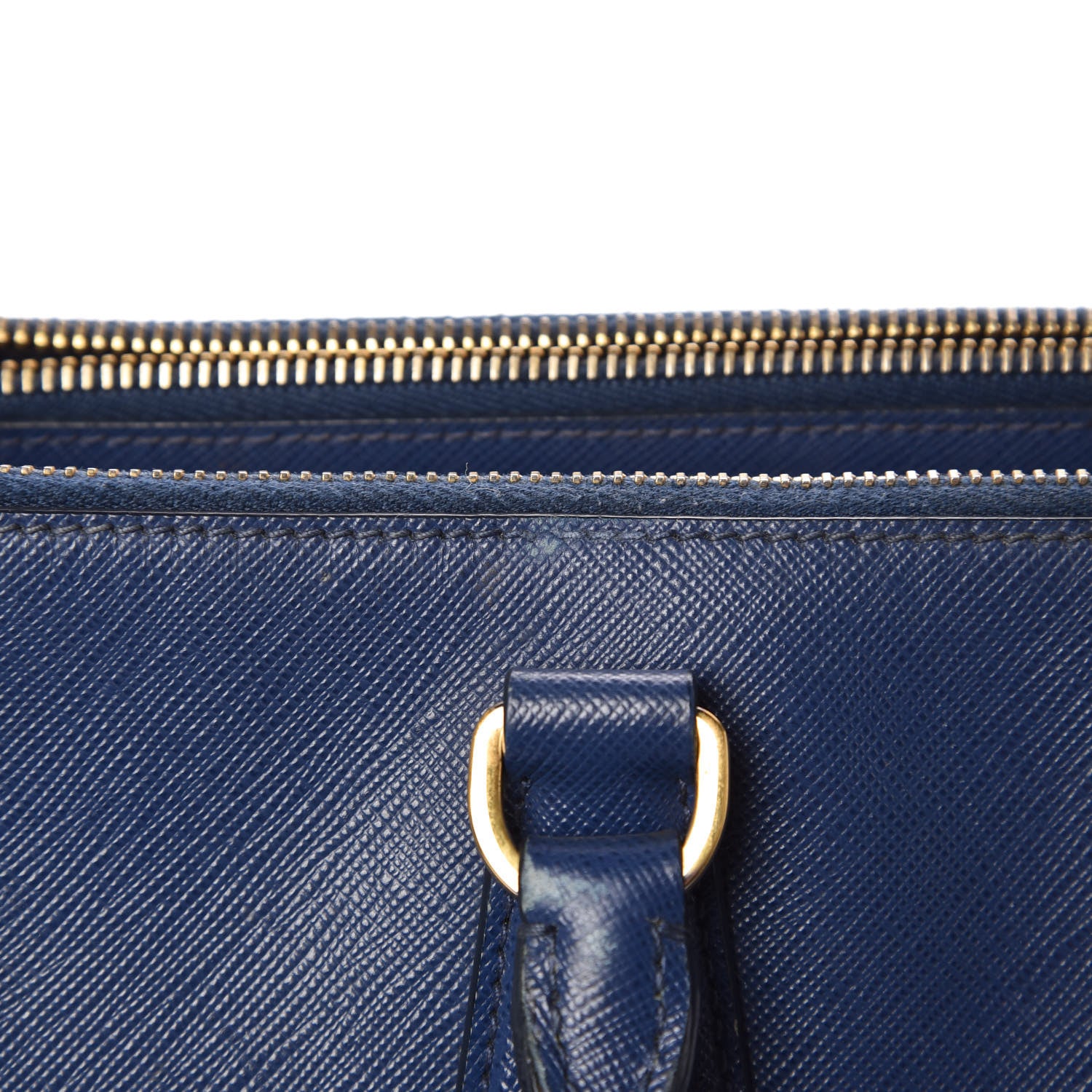 Prada Saffiano Medium Galleria Double Zip Tote Bluette 12 of 21