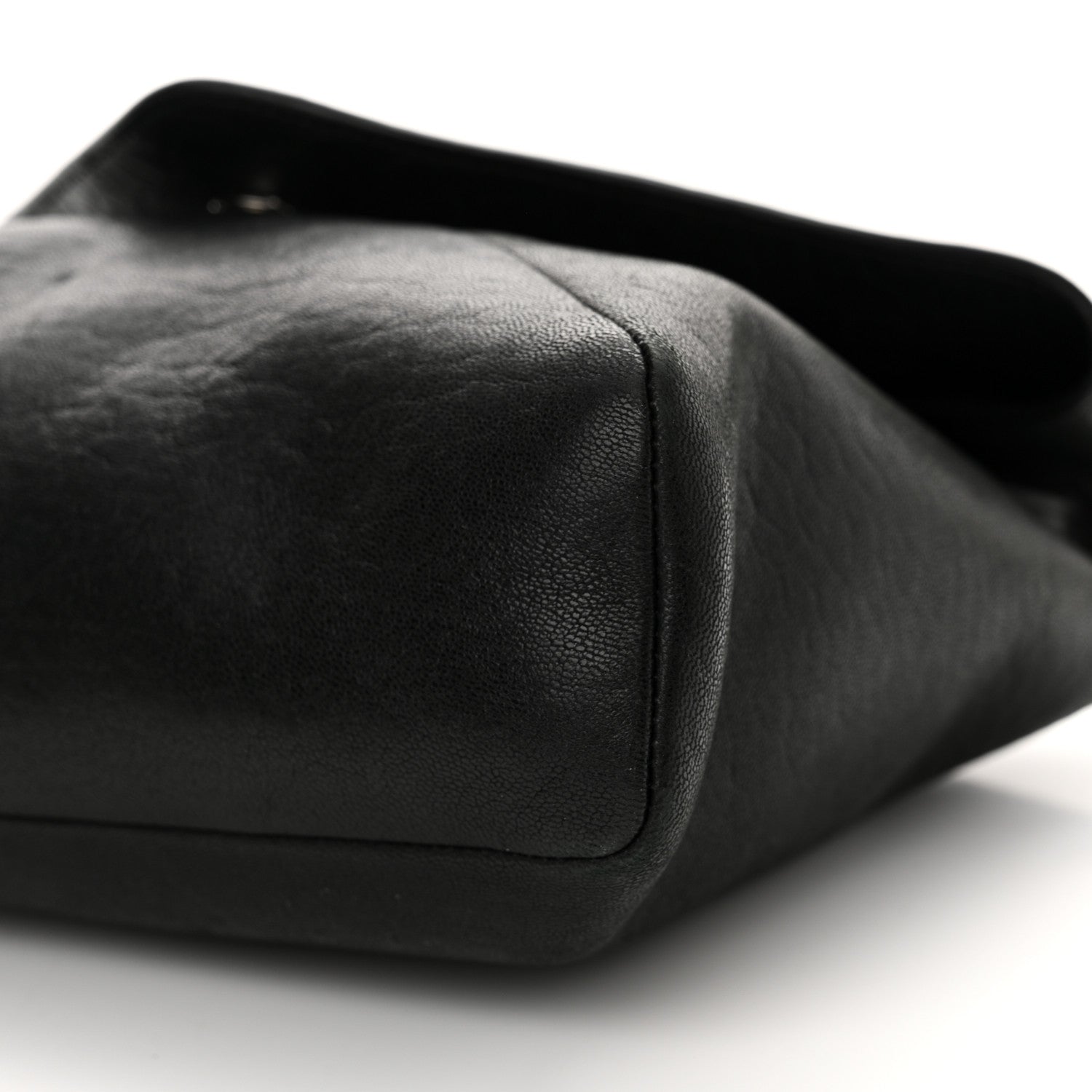 Saint Laurent Lambskin Monogram Large Pouch On Strap Black 11 of 17