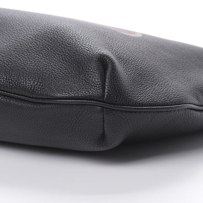 Gucci Grained Calfskin Logo Half Moon Hobo Black 10 of 10