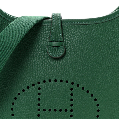 Hermes Taurillon Clemence Evelyne TPM Vert Vertigo 14 of 21
