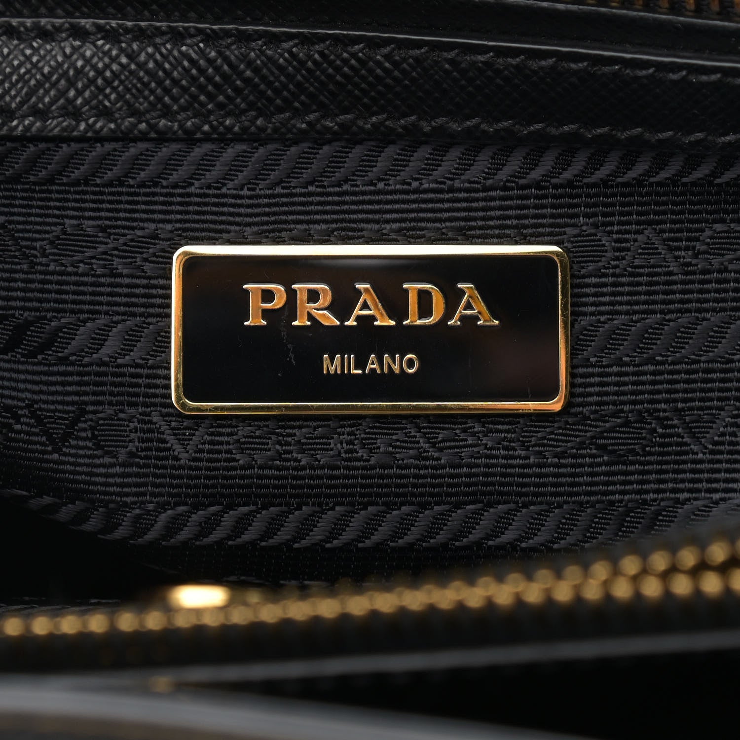 Prada Saffiano Lux Medium Tote Black 6 of 11