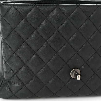 Chanel Caviar Quilted All About Flap Bag Black 12 of 12