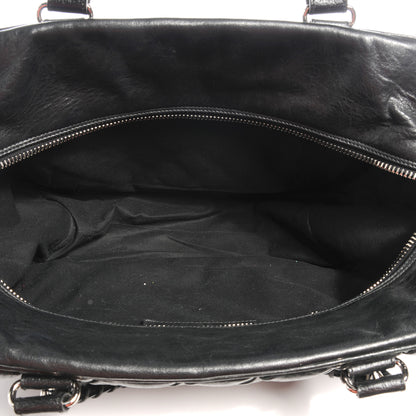 Balenciaga Chevre Quilted Matelasse MM Black 5 of 7
