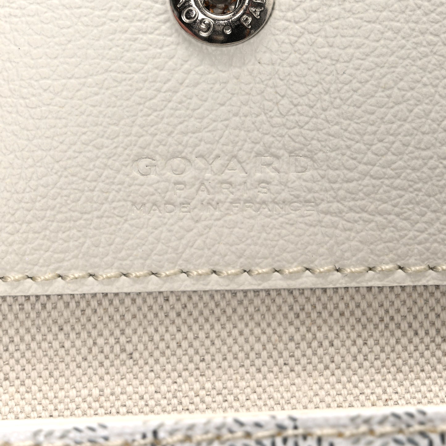 Goyardine Dragonfly Saint Louis PM White