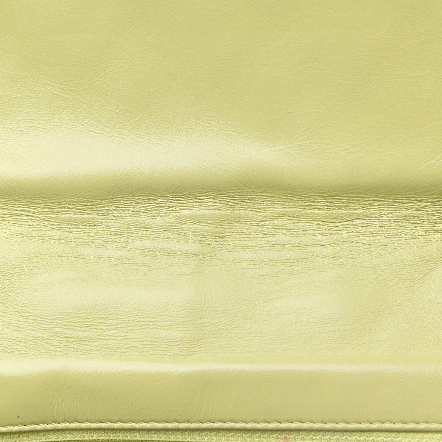 Lambskin Quilted Jumbo Single Flap Green