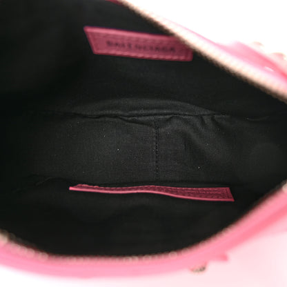 Balenciaga Agneau Arena Le Cagole Chain Shoulder Bag XS Sweet Pink 5 of 10