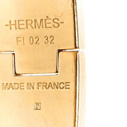 Hermes Enamel Narrow Clic Clac H Bracelet PM White 4 of 4