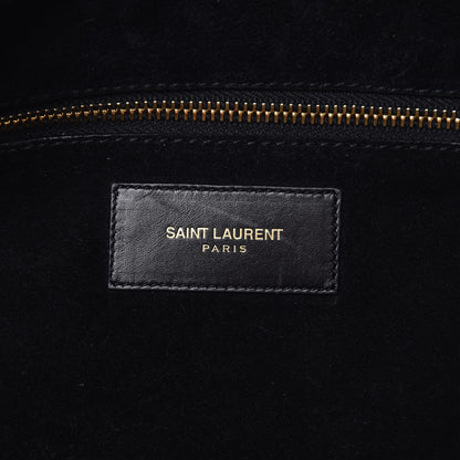 Saint Laurent Calfskin Classic Duffle 12 Black 7 of 15