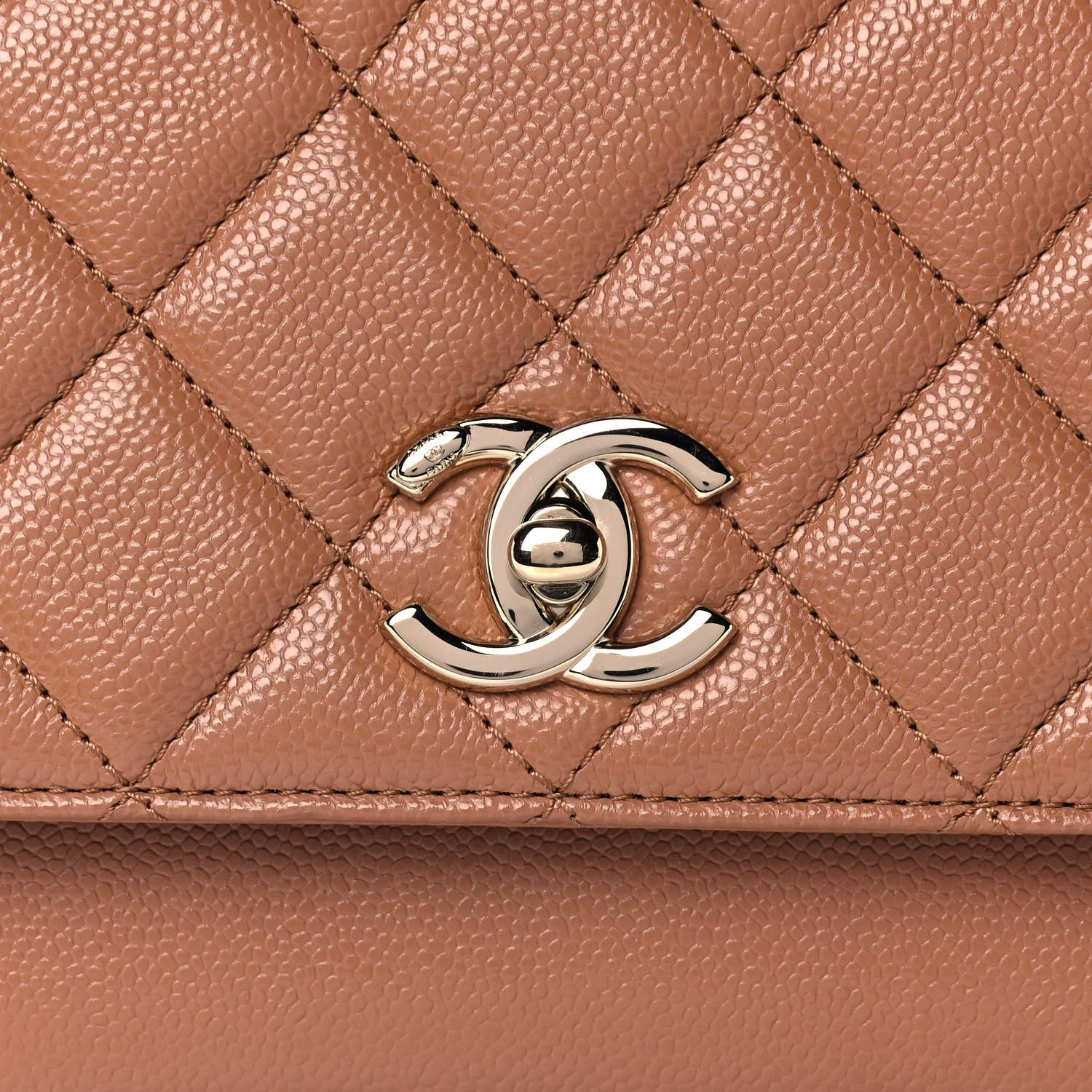 Chanel Caviar Quilted Medium Business Affinity Flap Brown 7 of 10