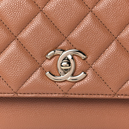 Chanel Caviar Quilted Medium Business Affinity Flap Brown 7 of 10