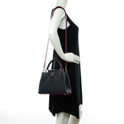 Louis Vuitton Taurillon Capucines BB Cobalt 2 of 7