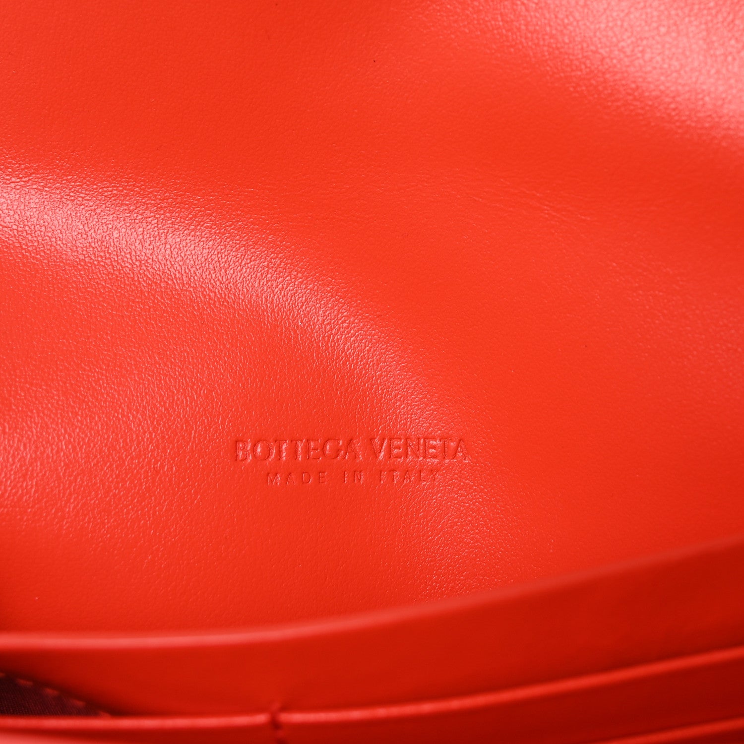 Bottega Veneta Nappa Intrecciato Long Andiamo Top Handle Clutch Cherry Tomato 6 of 7