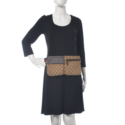 Gucci Monogram Web Belt Bag Dark Brown 2 of 9