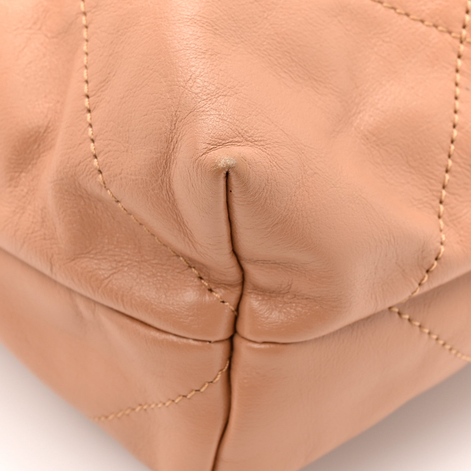 Chanel Shiny Calfskin Quilted Chanel 22 Camel 12 of 12