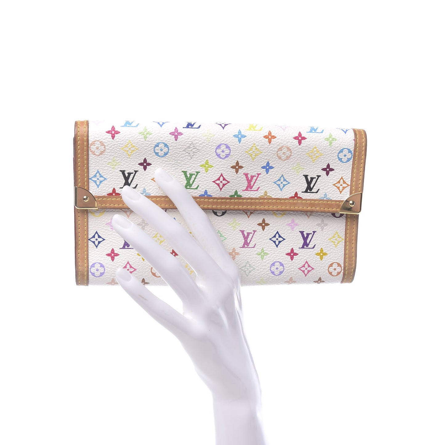 Monogram Multicolor Porte Tresor International Wallet White