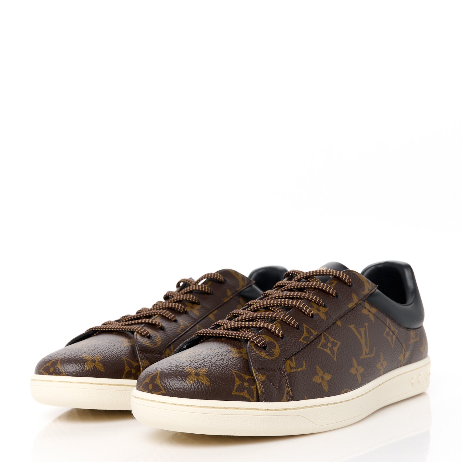 Louis Vuitton Calfskin Monogram Mens Luxembourg Sneakers 9.5 3 of 8