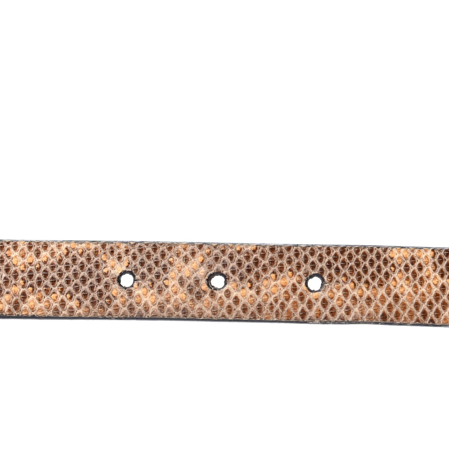 Snakeskin Skinny Belt 75 30 Brown