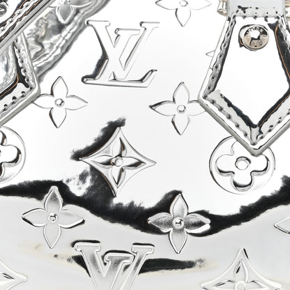 Louis Vuitton Monogram Miroir Speedy Bandouliere 20 Silver 6 of 10