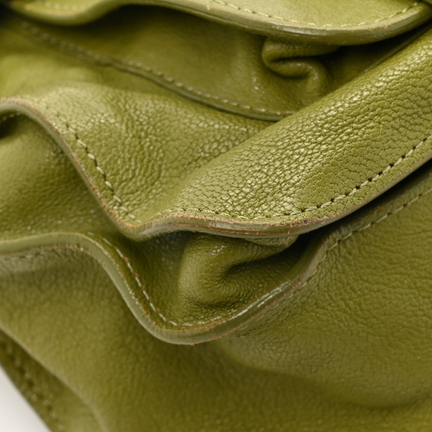 Lambskin Medium PS1 Satchel Olive