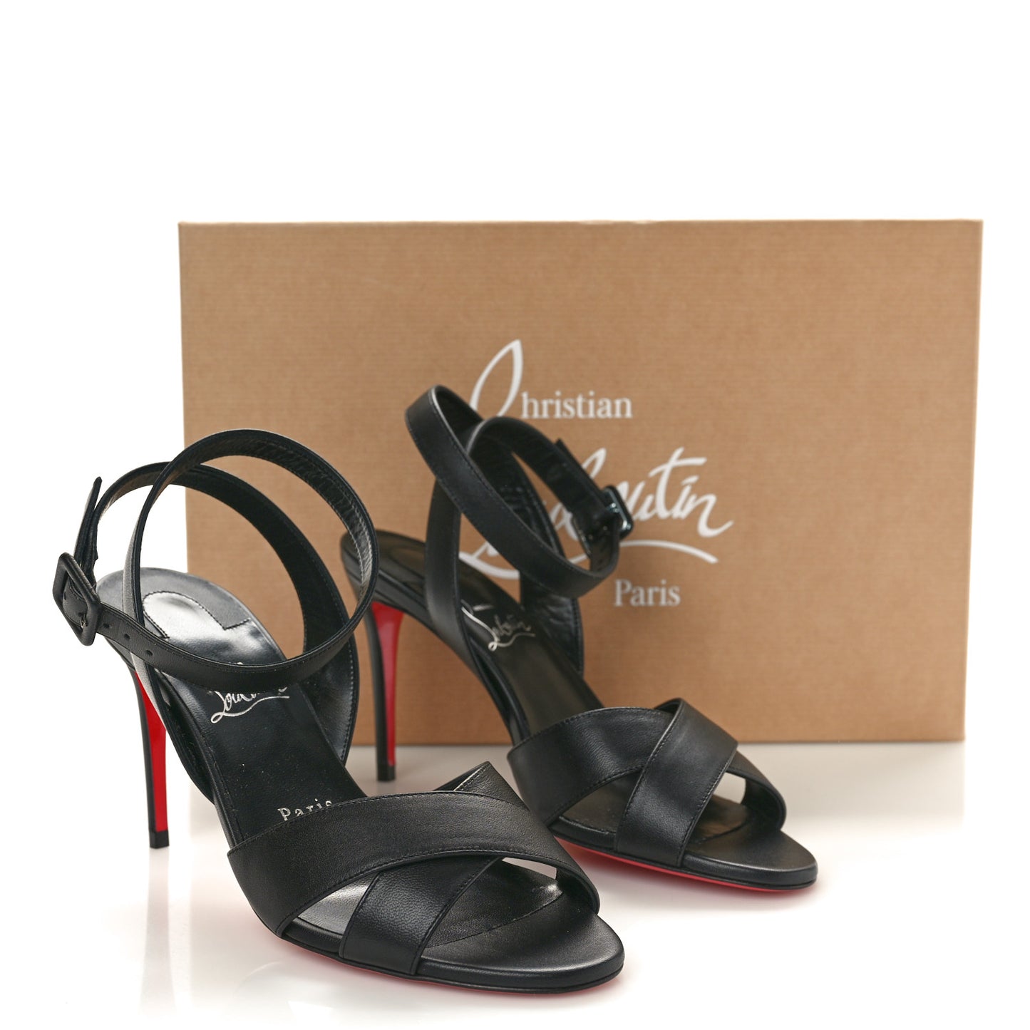 Calfskin Mariza 85 Sandals 37 Black