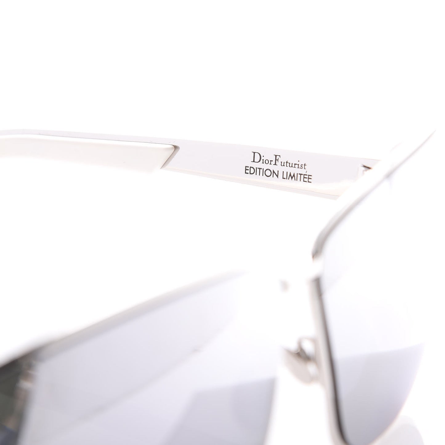 Metal Mirrored Futurist Sunglasses Silver