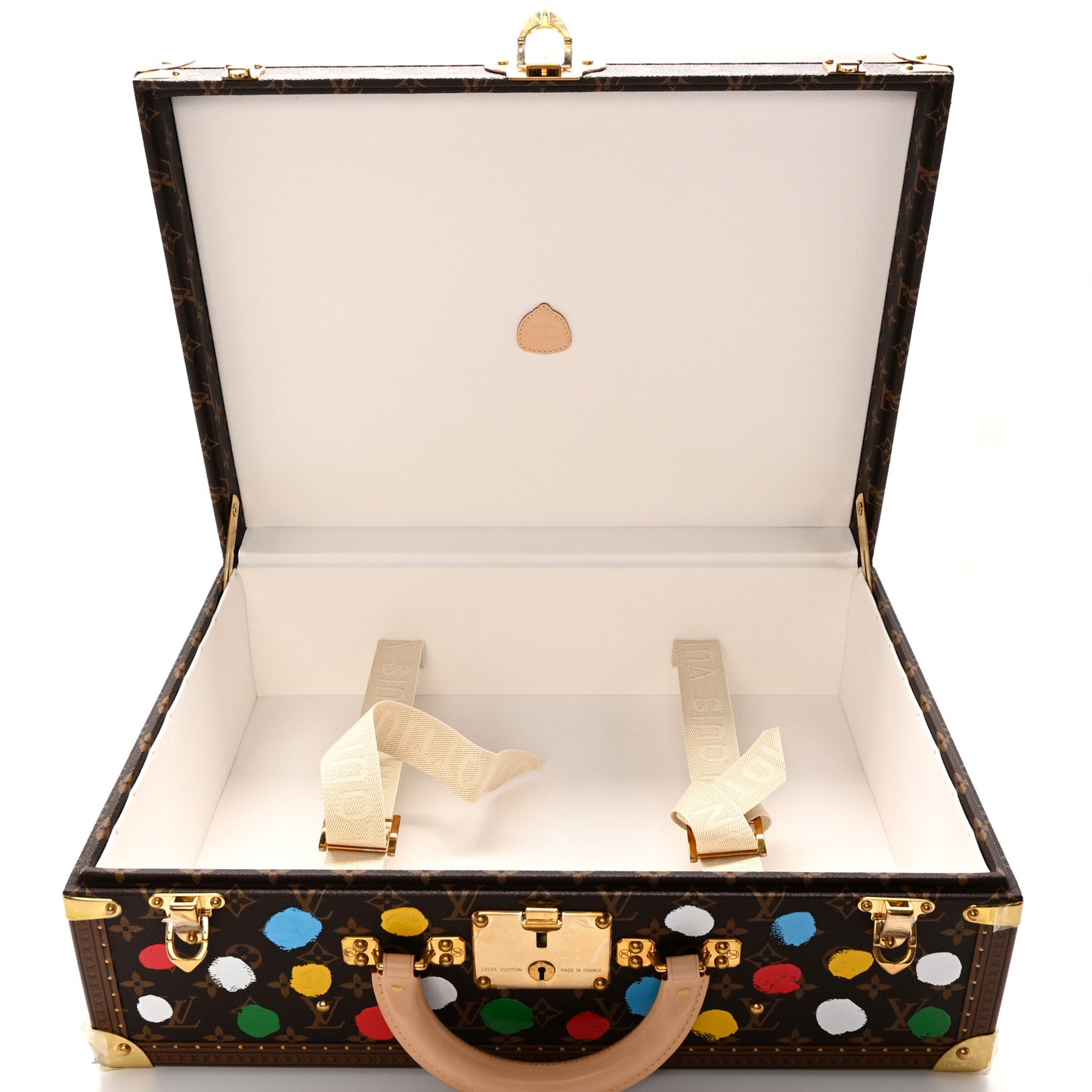 LV X YK Monogram Dots Hard Trunk