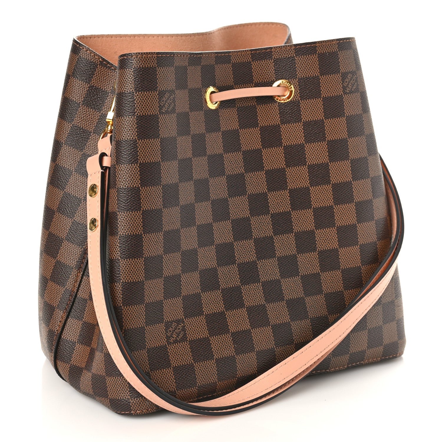 Louis Vuitton Damier Ebene Neonoe MM Venus Pink 3 of 8