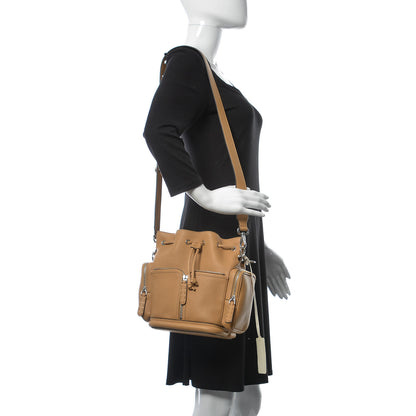 Fendi Cuoio Romano Selleria F is Fendi Grande Mon Tresor Pocket Bucket Bag Miele Scuro 2 of 7