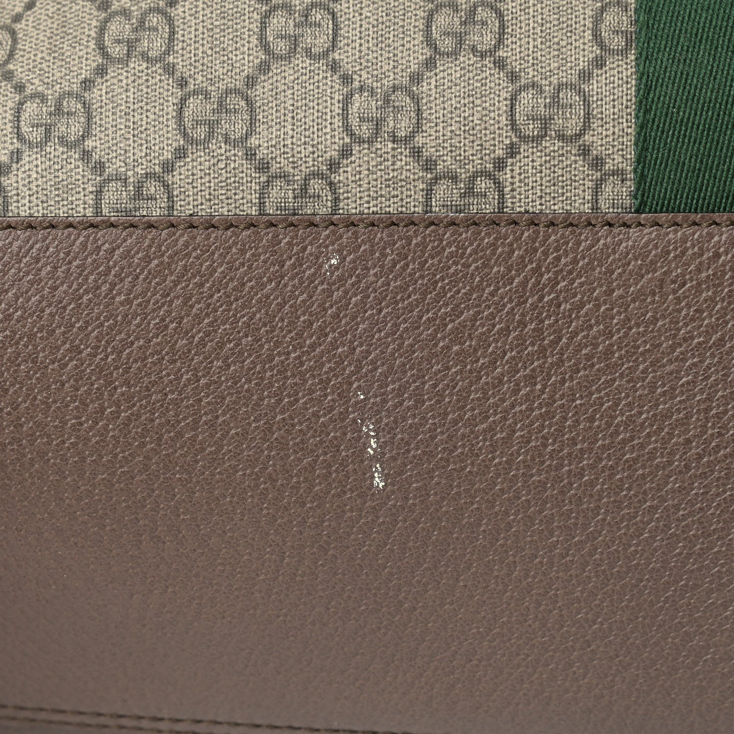 Gucci GG Supreme Monogram Web Ophidia Tote Brown 13 of 17