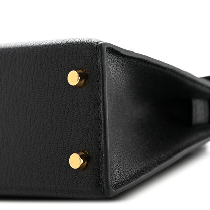 Hermes Chevre Mysore Mini Kelly Sellier 20 Black 10 of 11