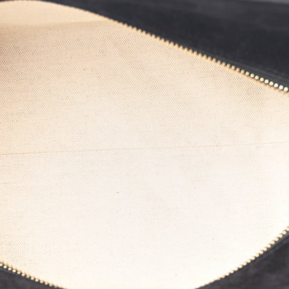 Burberry Lambskin Suede Quilted Small Double Cube Bag Black 5 of 10