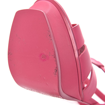 Saint Laurent Grained Calfskin Tribute 105 Platform Sandals 38 Rose Clair 16 of 17