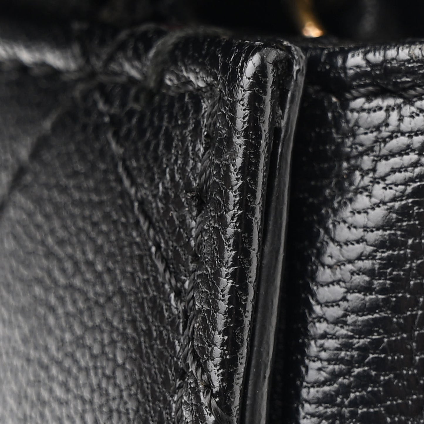 Shiny Calfskin Goatskin Quilted Small Coco Curve Messenger Flap Black