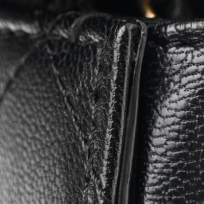 Chanel Shiny Calfskin Goatskin Quilted Small Coco Curve Messenger Flap Black 11 of 11